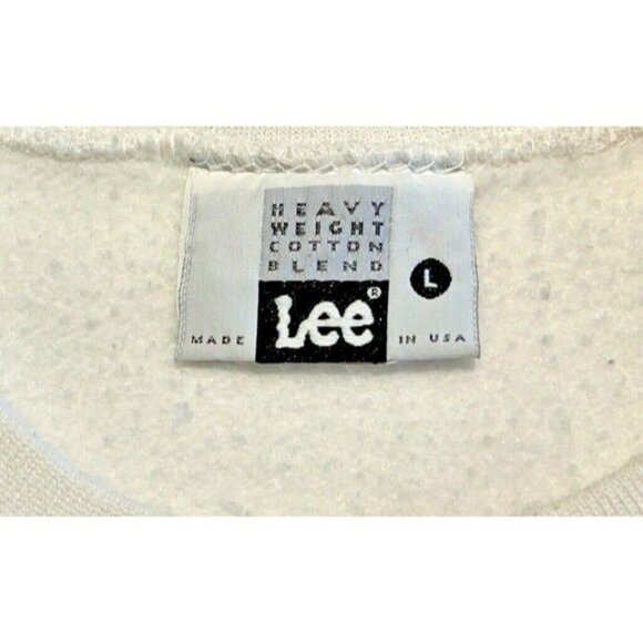 Rare Vintage Large NYC CARNEGIE HALL White Embossed Sweatshirt Classical Music - Picture 4 of 7